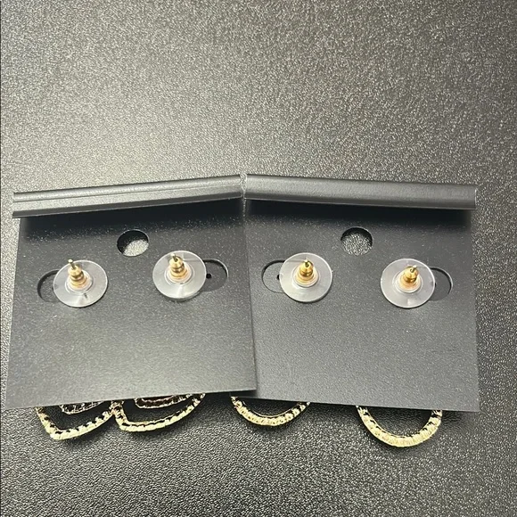 Saks Fifth Avenue Black and Pink Drop Earrings - Picture 3 of 3